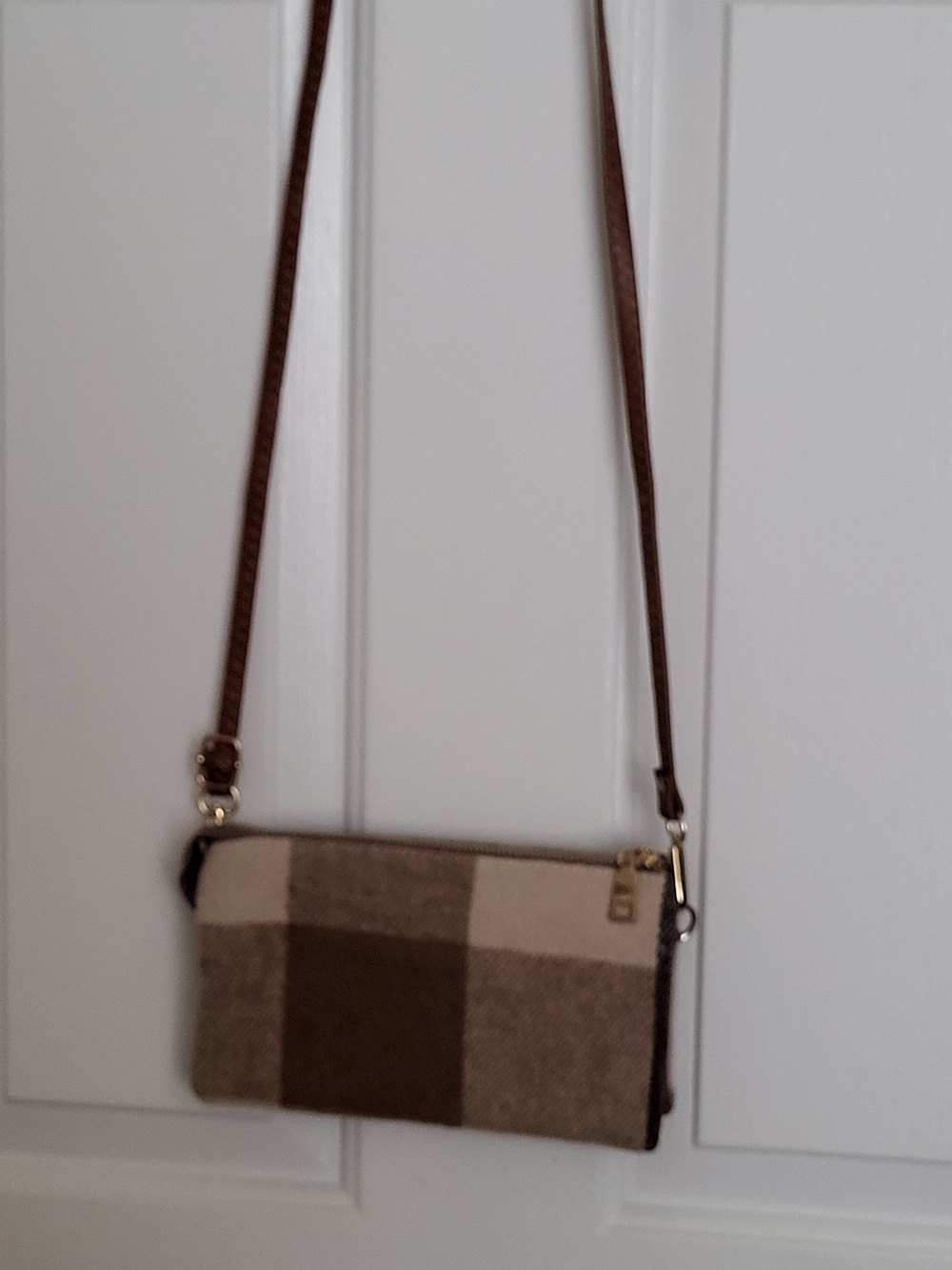 Jen & Co Riley Plaid Crossbody